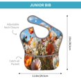 thumbnail image 4 of Easygdp Vibrant Field Of Blossoms Bibs For Babies, Baby Bibs for Eating, Toddler Bibs, Waterproof Bibs, Feeding Bibs, for Toddlers, Boys, Girls, 4 of 8