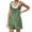 Army Green, variant on Women's Casual Summer Cotton Linen Rompers Overalls Jumpsuit Shorts Plus Size Clothing Button Hemp Suspender Shorts Jumpsuit with Pockets
