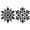 A, variant on 12 PCS Black Plastic Snowflake Ornaments for Christmas Tree Decorations, 4 Inch Plastic Snowflake Ornaments for Winter Wonderland Party Decorations