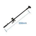 thumbnail image 1 of 1pc Black Microphone Stand Crossbar Rotating Useful Microphone Stand Boom Arms Holder Extension Bracket 55CM Practical Accessory Mic Clip A, 1 of 9