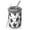 Halloween Ghost Silhouette, variant on 12oz Coffee Tumblers Halloween Ghost Pumpkin Pattern Stainless Steel Vacuum Insulated Travel Tumbler Coffee Cups Mug with Lid and Straw with Cleaning Brush for Cold & Hot Drinks