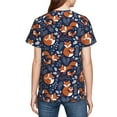 thumbnail image 7 of Wukai Cute Foxes Youth Unisex Short Sleeve T-Shirt for Boys, Girls, Teens, and Kids-Large, 7 of 7