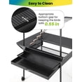 thumbnail image 3 of EDTara Large 64" Bird Cage With Play Center, Features Lockable Casters, Rotating Ring, Removable Tray, Perches, and Ladders for Indoor and Outdoor Use, 3 of 7