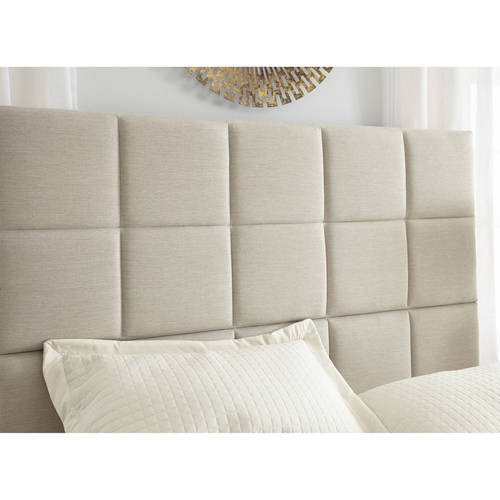 Premier Hope Queen Upholstered Platform Bed, Taupe
