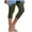 Army Green, variant on GHSOHS Leggings for Women Capri Leggings for Women's Tummy Control Knee Length Capri Leggings 2024 Summer Cropped Pants Casual Solid Comfy Capris Black Pants Yellow Jeggings Capris Pants Summer ,S
