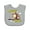 AC-Heather Grey, variant on Inktastic My Grandma Loves Me Owl Boys or Girls Baby Bib