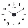 thumbnail image 1 of Reloj de pared 3D Rewera para pegar: reloj adhesivo de pared moderno y silencioso para sala de estar, 1 of 6