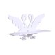 thumbnail image 5 of Estante de almacenamiento con diseño de cisne, organizador de pared para artículos diversos, para el hogar y la sala de estar (blanco), 5 of 7