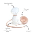 thumbnail image 4 of Extractor de leche Munchkin manual portátil de silicona de 120 ml, 4 of 7