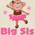 thumbnail image 3 of CafePress - Big Sister Monkey Tote Bag - Unisex Canvas Tote Bag, Beige, 1-Piece, 3 of 8