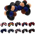 thumbnail image 3 of Women Furry Slippers Fashion Pom Pom Ball Faux Fur Slippers Fluffy Sandals, 3 of 8