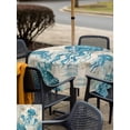 thumbnail image 5 of Outdoor Tablecloths with Umbrella Hole & Zipper, Teal Jellyfish Coastal 54x54 Inch Square Tablecloths, Vintage Summer Beach Nautical Waterproof Table Cloth, Patio/Pool/Picnic Table Covers, 5 of 8