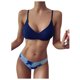 thumbnail image 1 of Gibobby Trajes de Baño Mujer Traje de baño Bandeau Bandeau Set Traje de baño brasileño Ropa de playa Push-Up Bikini Mujeres Trajes de baño Tankinis Set(Azul,M), 1 of 5