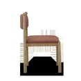 thumbnail image 6 of Moe's Home Collection Villetta Dining Chair Wood Pink, 6 of 6