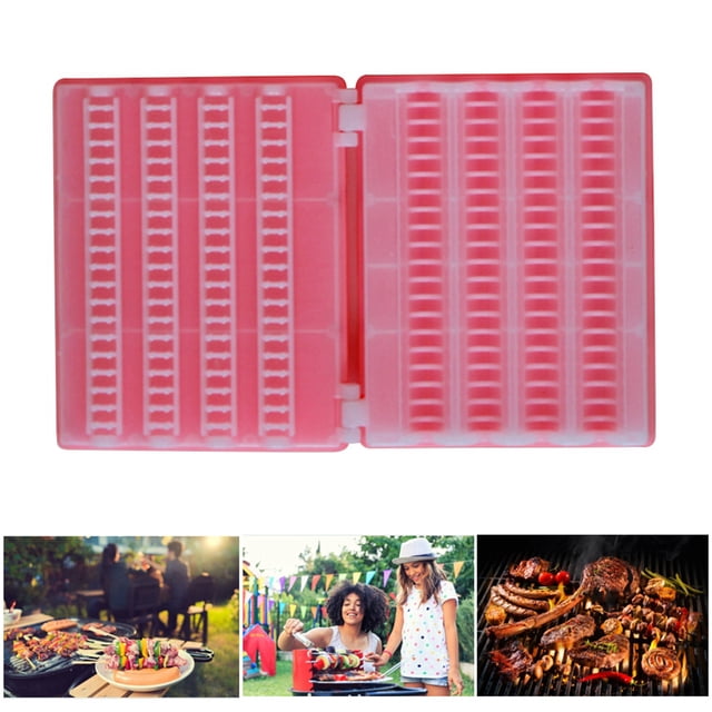 Herramienta para pinchos de carne de barbacoa Dispositivo portátil para pinchos de carne Máquina portátil para hacer kebabs de barbacoa