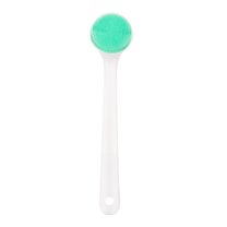 14.6x3.2In Shower Brush,Green Durable Silicone Body Scrubber Exfoliator for Bathroom,Silicone Exfoliating Shower Brush for Home,School