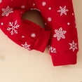 thumbnail image 6 of KVPLBQFD Newborn Christmas Outfit Boy 5-6 Year Old Girl Clothes for 18 Month Old Boy Baby Onesies 6-9 Months Girl Sweatsuit Boys Clothing Sets Infant, Red 0-3 Months, 6 of 7