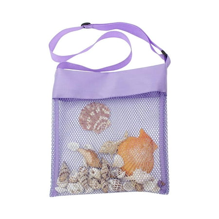 

Clearance!SDJMa Beach Toys Shell Bags Beach Bag for Kids Colorful Mesh Beach Bags Kids Seashell Mesh Bag for Kids Storage Shell Fruit Vegetable Or Toys