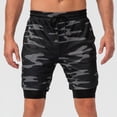 thumbnail image 2 of Mens 2 in 1 Running Shorts Quick Dry Athletic Shorts with Liner, Workout Shorts with Zip Pockets and Towel Loop, 2 of 9