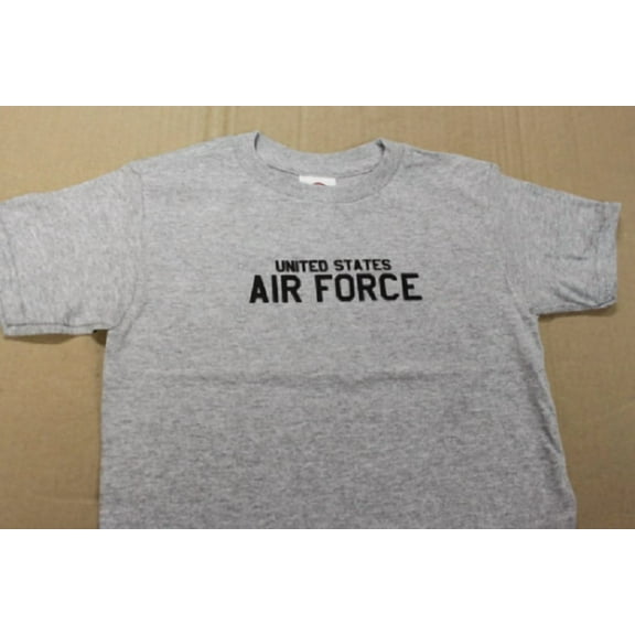 Air Force Screen Print Toddler Gray Unisex T-Shirt 3T