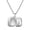 Silver 00, variant on HIJONES Women's Men's Stainless Steel Athlete Necklace Silver 29