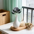 thumbnail image 5 of Real Touch Hydrangea Artificial Flowers, Faux Hydrangea Flowers Latex Fake Flowers for Home Decor Party Floral Arrangements Wedding Bouquets Centerpieces Outdoor Decor, 1 Pcs, 19.7x5.9", 5 of 8
