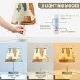 thumbnail image 5 of Wild West Hats Cactus Desk Lamp 3 Color Modes LED Table Lamp Nightstand Reading Light for Bedroom Living Room, 5 of 8