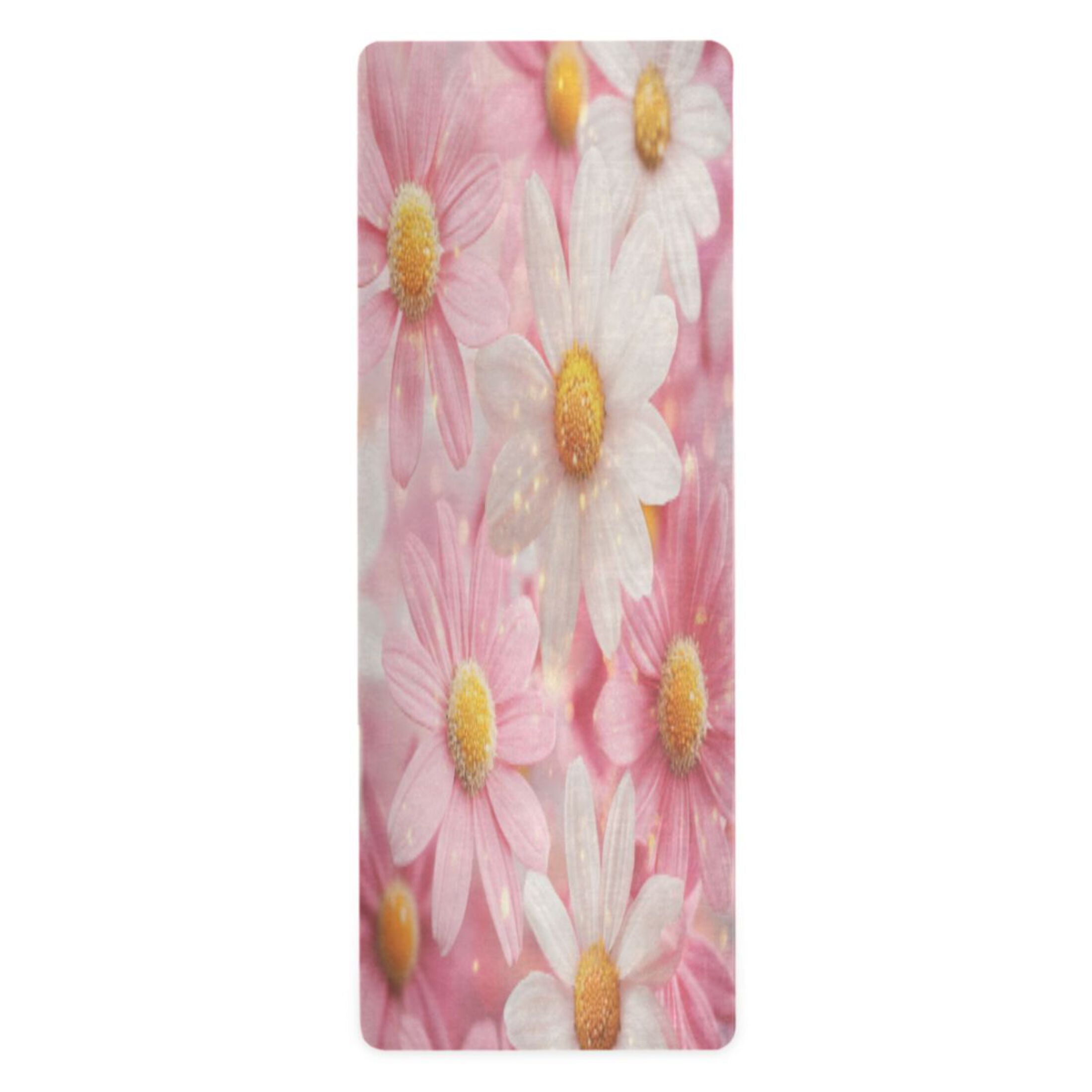 BZSMCE Yoga Mat Women Fitness Mat Spring Bloom Pattern