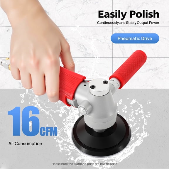 Modern Red Variable Speed Stone Wet Polisher Grinder 4" Polishing Granite Concrete Marble for Granite