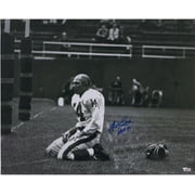 Y.A. Tittle New York Giants Autographed 16" x 20" Agony of Defeat Blood Photograph with "HOF 71" Inscription - Blue Ink - Fanatics Authentic Certified
