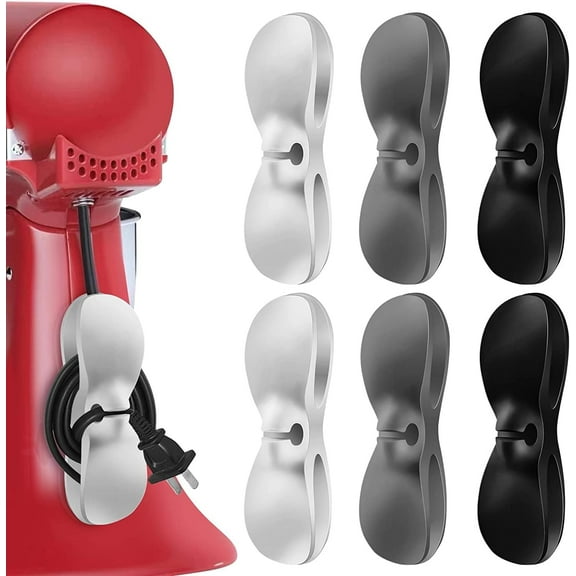 Cord Organizer for Kitchen Appliances, Upgraded Cord Wrapper, Cord Holder, Cord Winder, Coffee Maker, Pressure Cooker, Air Fryer and Other Appliances,6 Pack