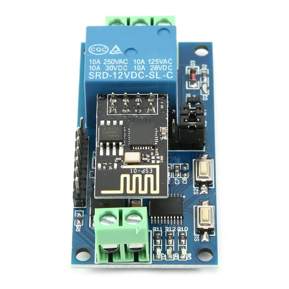 Módulo de RetransmisioN Wifi de 1 Vía para la Aplicación de Teléfono Móvil Aplicacia de Control Remoto Inalmbrico Switch 12V ESP8266