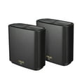 thumbnail image 2 of ASUS ZenWiFi AX Whole-Home Tri-band Mesh WiFi 6 System (XT8-BLACK)-2 pack, Coverage up to 5,500 sq.ft/6+rooms, 6.6Gbps, 3 SSIDs, life-time free network security and parental controls, 2.5G port, 2 of 6