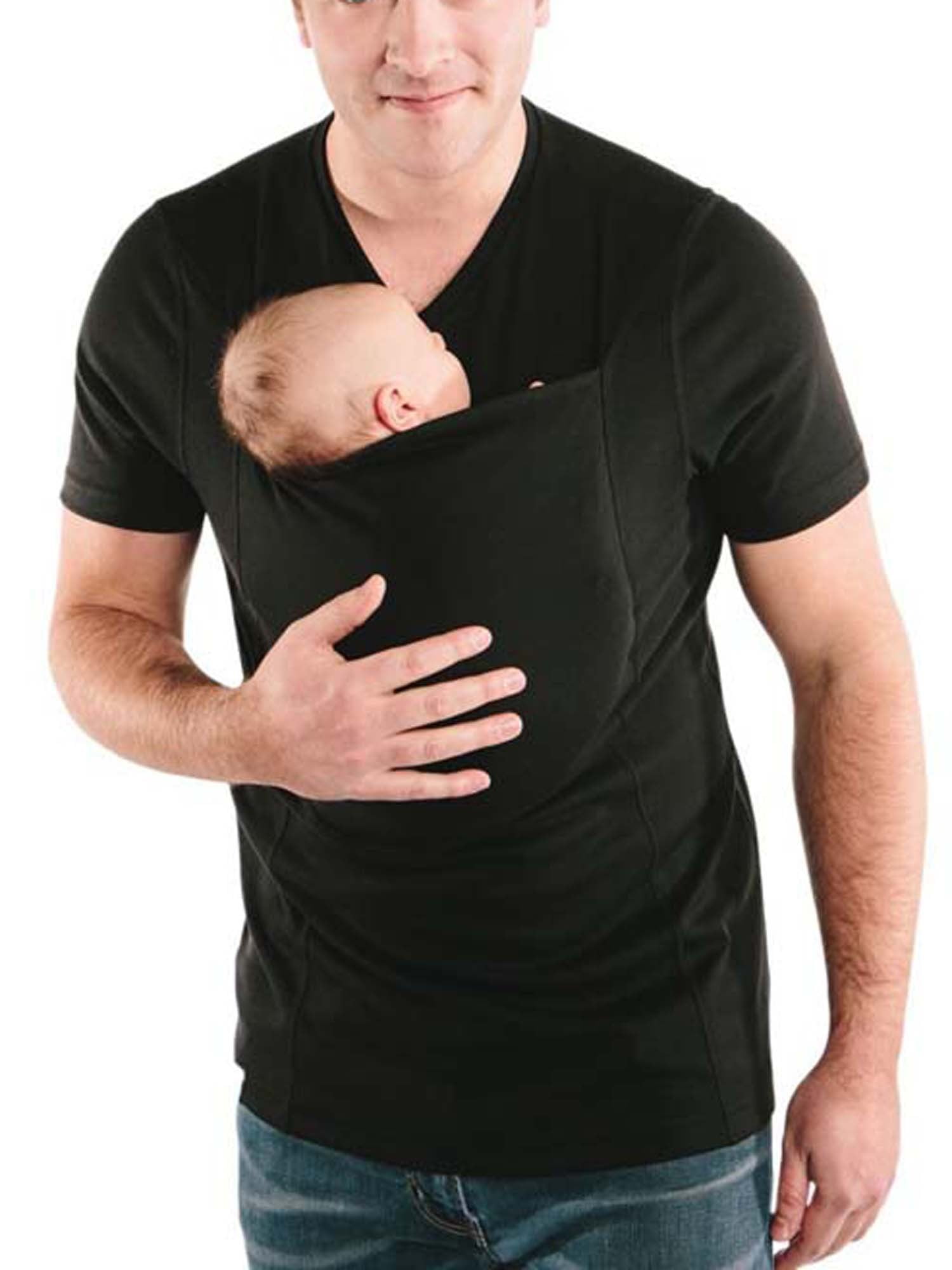 mens baby carrier shirt