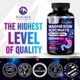thumbnail image 4 of Magnesium Glycinate 1000mg - Pure & Chelated for High Absorption - Supports Muscle, Nerve, Bone & Heart Health - Best Magnesium Supplement for Gentle Sleep Support, Vegan, Bottled USA - 240 Capsules, 4 of 9