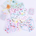 thumbnail image 2 of Uccdo 3-12T Girls Cotton Underwear Briefs Floral Undies Panties for Toddlers Big Girls, 12 Pack, Random Color, 2 of 3