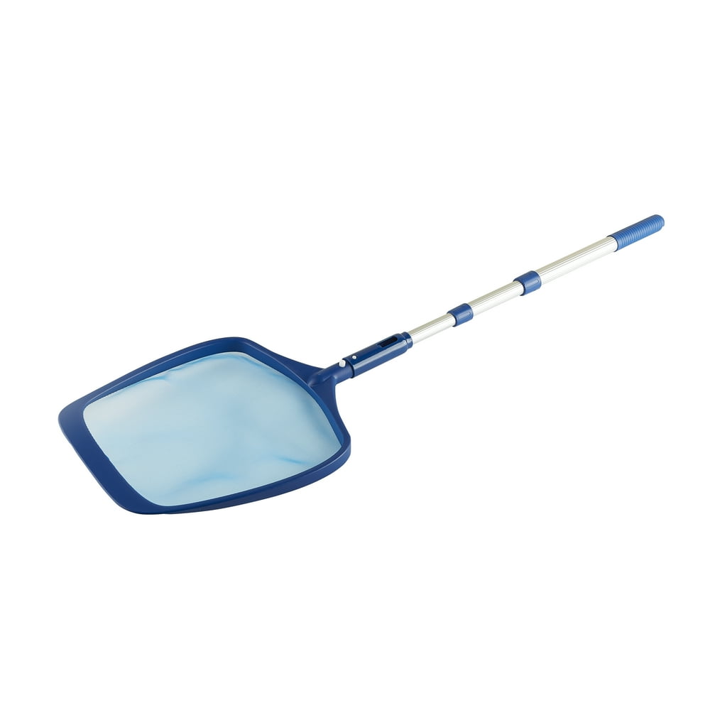 leaf skimmer with wheels and brushes