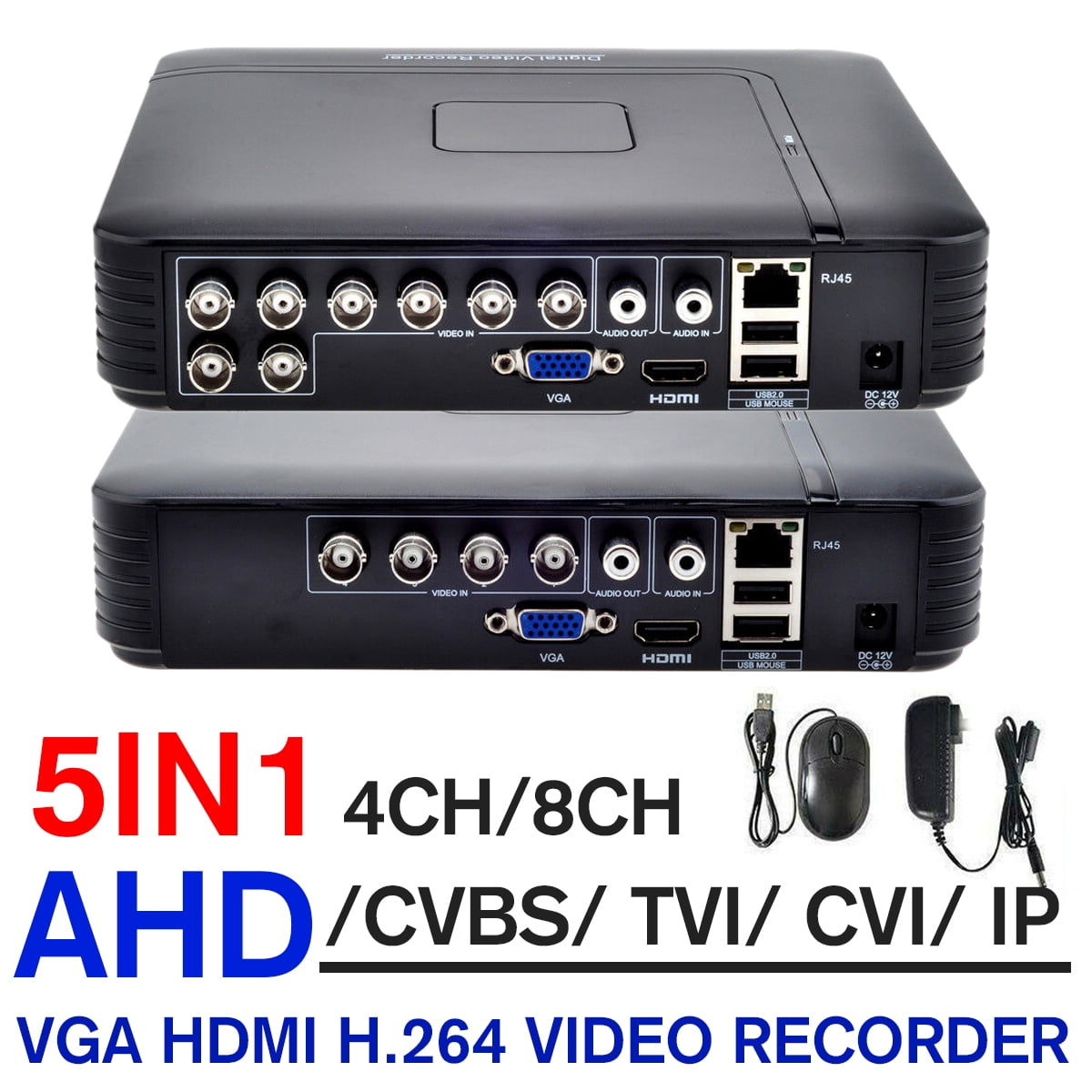 DVR HD Video Recorder 4CH/8CH CCTV DVR VGA HDMI H.264 Video Recorder