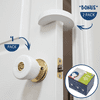 Wittle Door Safety for Kids | 4 Door Knob Covers & 2 Finger Pinch Guards | Child Proof Door Lock and Baby Door Stopper