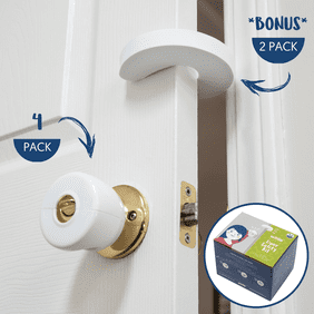 Wittle Door Knob Safety Cover 4 Pack Baby Proof Door Lock