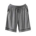thumbnail image 1 of Pijama informal para hombre, pantalones finos y holgados, de color liso, para el hogar, 1 of 2