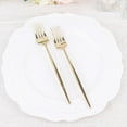Efavormart 24 Pack | 8" Glossy Gold Heavy Duty Plastic Silverware Forks ...