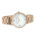 thumbnail image 4 of Alfred Sung Ladies Dress Rose Gold Mother of Pearl Dial Link Watch, 4 of 6