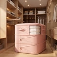 thumbnail image 2 of TACILIP Clothes Storage, 1PC Storage Bag Clothes Finishing Wardrobe Bag Large Capacity Cotton Quilt Packing, Home Gifts, 2 of 5
