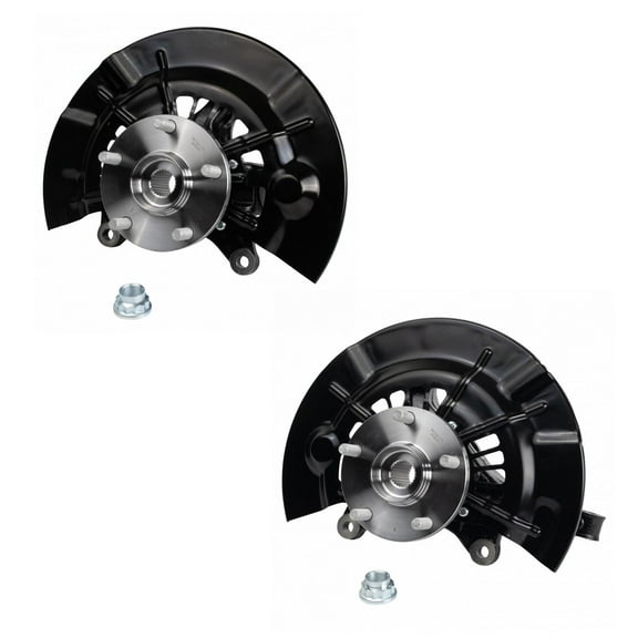 TRQ Front Wheel Bearing & Hub Assembly with Knuckle Pair for Toyota Camry New BHA34209 Fits select: 2012 TOYOTA CAMRY SE/XLE, 2013-2014 TOYOTA CAMRY L/SE/LE/XLE