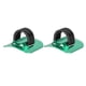 thumbnail image 2 of 2 guías de cable para bicicleta con clip en C y hebilla de aleación de aluminio para MTB Verde, 2 of 9