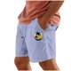 thumbnail image 1 of Pantalones Cortos para Hombre Cintura Elástica con Bolsillos Color Sólido Casual Cordón Suelto Pantalones Cortos de Ejercicio, 1 of 4
