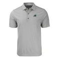 thumbnail image 2 of Men's Cutter & Buck  Heather Gray Tulane Green Wave Forge Eco Heathered Stripe Stretch Recycled Polo, 2 of 3