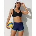 thumbnail image 3 of Alove Womens Boyleg Swim Shorts High Waisted Tummy Control Sporty Swim Bottoms, 3 of 6