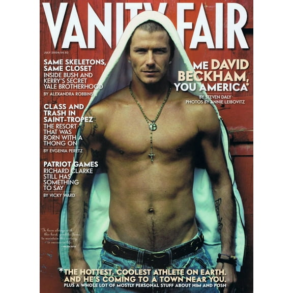 David Beckham poster Metal Sign 8inx 12in Print on Metal 8x12 #576882 Square Adults Metal Prints